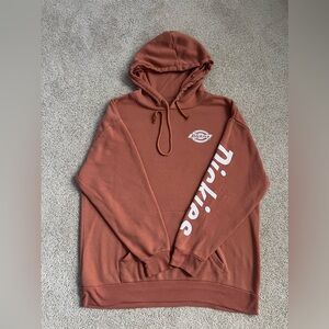 Dickies Size LARGE Peach Relaxed Hoodie